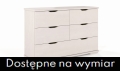 Komoda bukowa ARHUS 5S biała