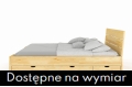 Łóżko sosnowe ARHUS HIGH z szufladami