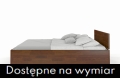 Łóżko sosnowe BERGMAN HIGH orzech