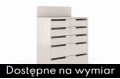 Komoda sosnowa BERGMAN 6+2 biała