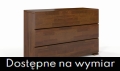 Komoda sosnowa HESSLER 3 orzech