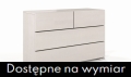 Komoda sosnowa HESSLER 2+2 biała
