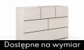 Komoda sosnowa HESSLER 3+2+1 biała