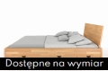 Łóżko bukowe HESSLER HIGH z szufladami