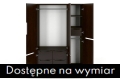 Szafa sosnowa BERGMAN 3D5S wenge