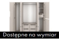 Szafa sosnowa BERGMAN 4D5S biała