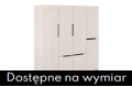 Szafa sosnowa BERGMAN 4D5S biała