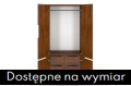 Szafa bukowa BERGMAN 2D4S orzech
