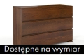 Komoda sosnowa VESTRE 3 orzech