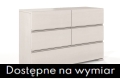 Komoda sosnowa VESTRE 5 biała
