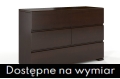 Komoda sosnowa VESTRE 5 wenge