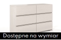 Komoda sosnowa VESTRE 6 biała