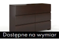 Komoda sosnowa VESTRE 6 wenge