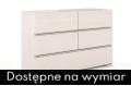 Komoda bukowa VESTRE 5 biała