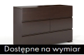 Komoda bukowa VESTRE 5 wenge