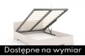 Łóżko bukowe SPECTRUM HIGH ze skrzynią - białe