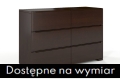 Komoda sosnowa SPARTA 6 wenge