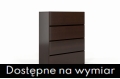Komoda sosnowa SANDEMO 4S/80 wenge