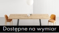 Stół DELTA z dostawkami - fornirowany