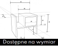 Szafka nocna PAU_wymiary