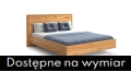 Łóżko drewniane dębowe VALOR lewitujące