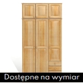 Szafa sosnowa BETTA 3D/3S z nadstawką
