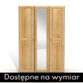 Szafa sosnowa NOVA 3D + lustro