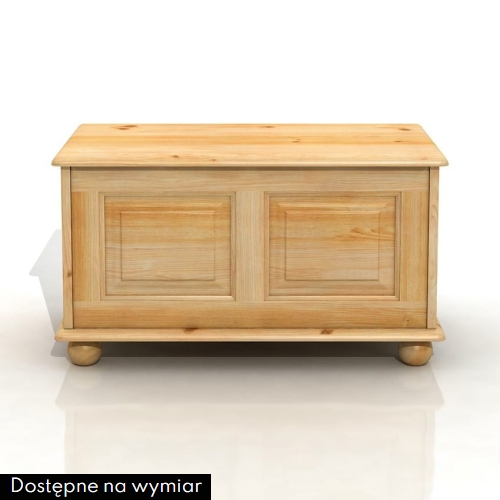 KUFER Skrzynia drewniana na kulach