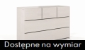 Komoda sosnowa HESSLER 3+2 - biały