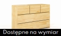 Komoda sosnowa HESSLER 3+2 - naturalny