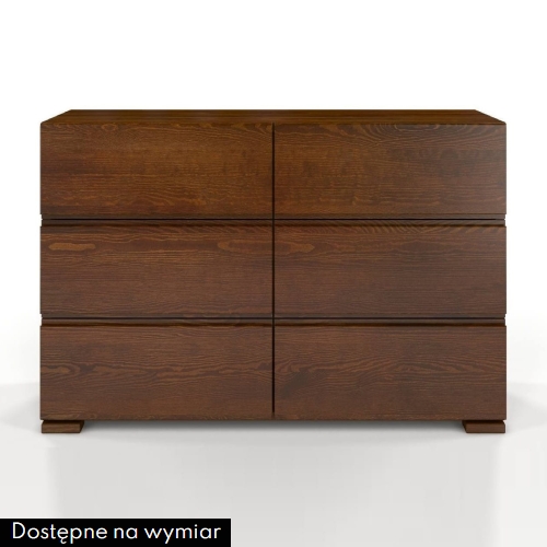 Komoda sosnowa VESTRE 6 orzech
