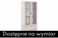 Witryna sosnowa SANDEMO 2S biała