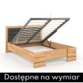 Łóżko bukowe GOTLAND HIGH ze skrzynią