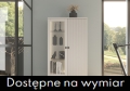 Witryna sosnowa NORVIK biały RAL