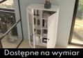 Witryna sosnowa NORVIK biały RAL