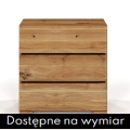 Komoda dębowa SANDEMO 3S/80