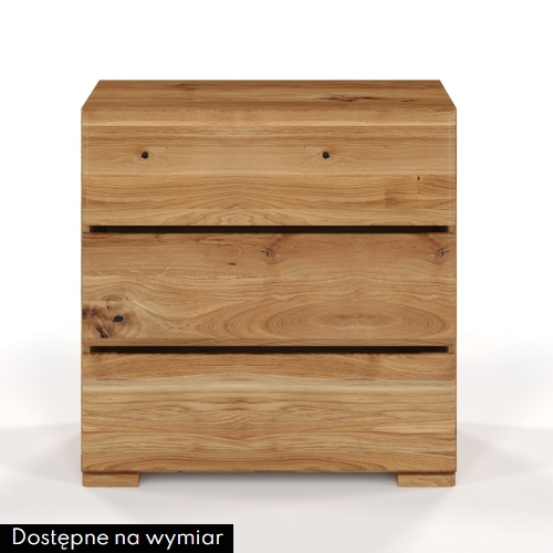 Komoda dębowa SANDEMO 3S/80