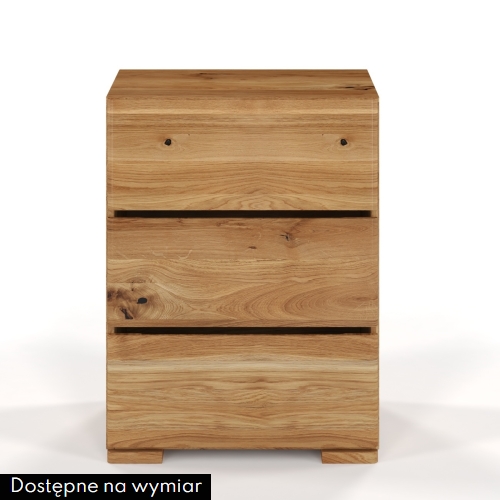Komoda dębowa SANDEMO 3S/60