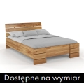 Łóżko dębowe SANDEMO HIGH