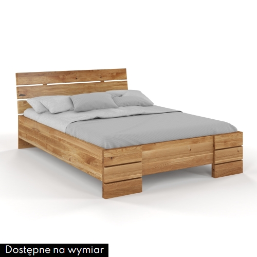 Łóżko dębowe SANDEMO HIGH