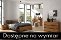 Łóżko dębowe SANDEMO HIGH__dab_lakierowany
