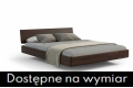 Łóżko bukowe lewitujące LENA  bez szafek orzech