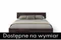 Łóżko bukowe lewitujące LENA  bez szafek wenge