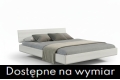 Łóżko bukowe lewitujące LENA  bez szafek białe