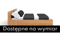Łóżko drewniane WIDE z pojemnikiem na pościel