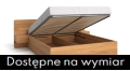 Łóżko drewniane WIDE z pojemnikiem na pościel