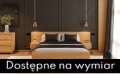 Łóżko drewniane WIDE z pojemnikiem na pościel