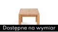 Stolik kawowy GUSTAV lity dąb