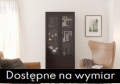 Witryna sosnowa SANDEMO 2S orzech