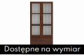 Witryna sosnowa SANDEMO 2S orzech